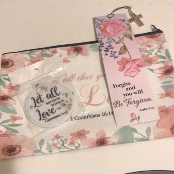 Handbags - Religious Cosmetic Bag Beauty Bundle